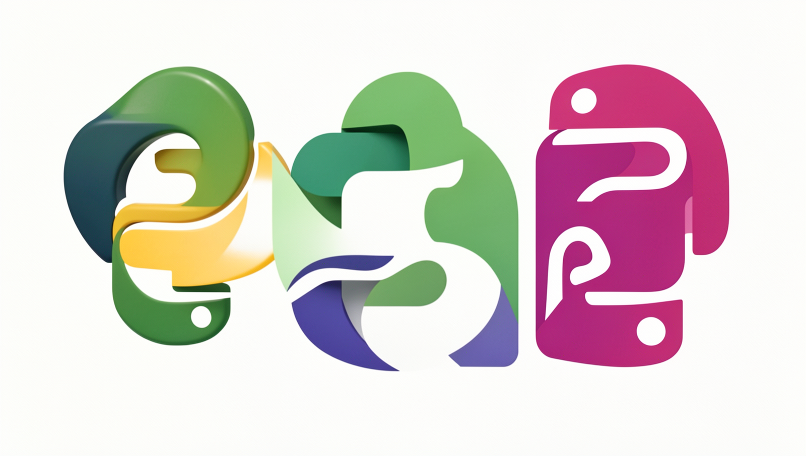 Collage of logos for Python, JavaScript, Ruby, and Scratch in a professional layout.