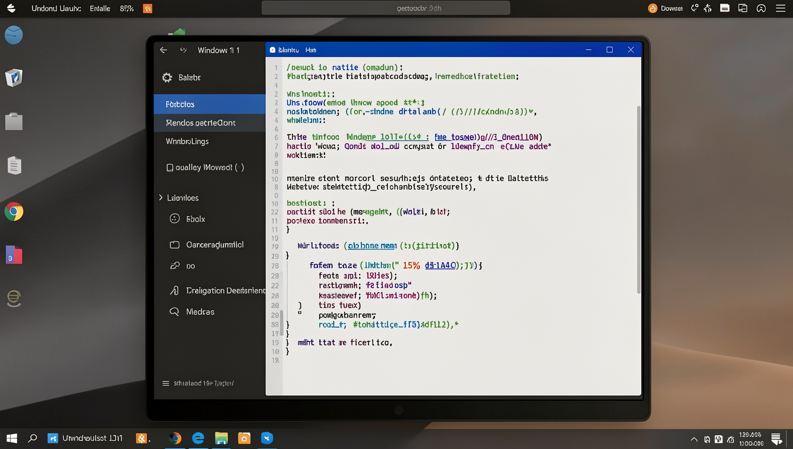 Windows 11 settings screen displaying edition information in a realistic UI.