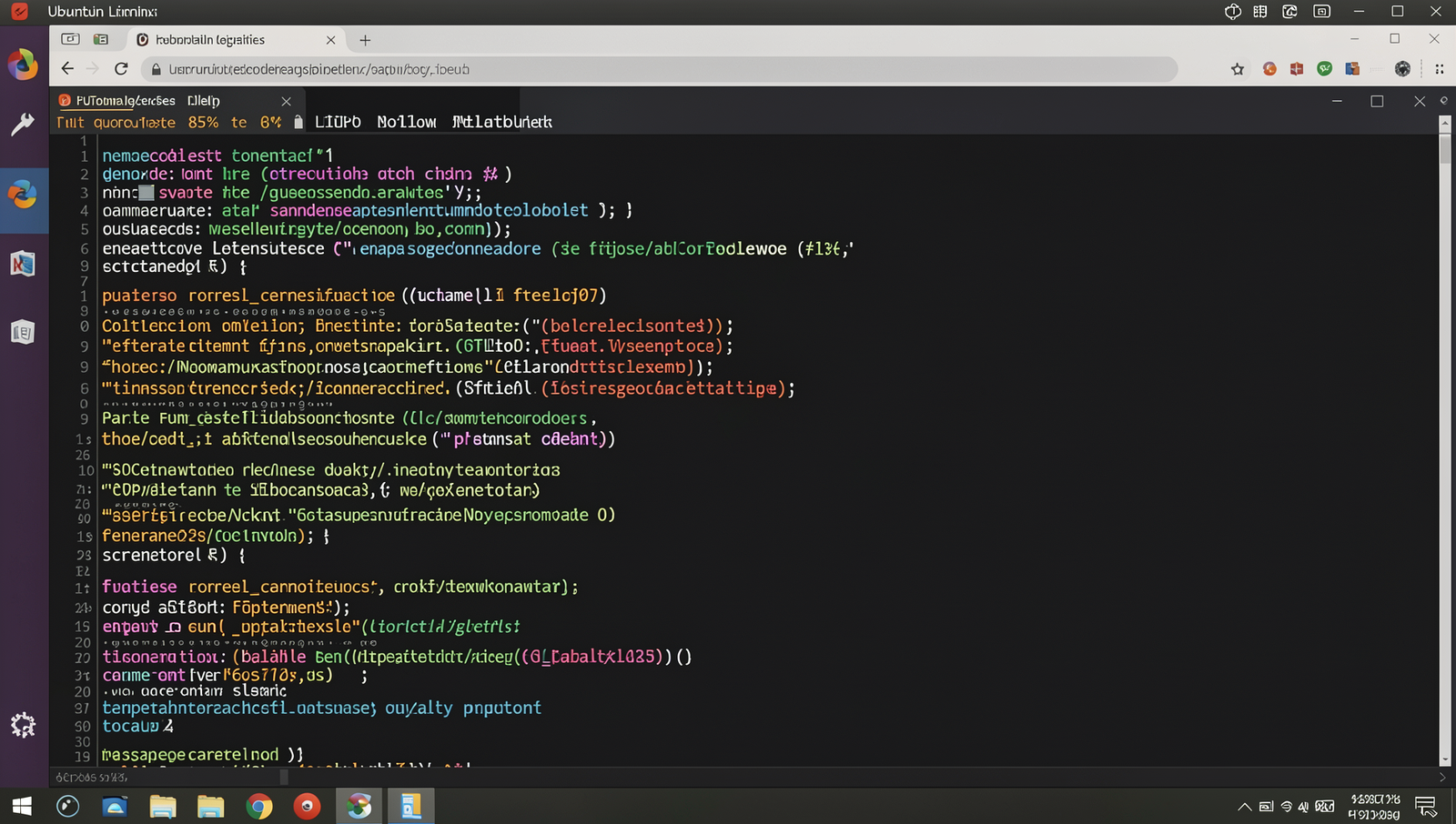 Screenshot of a Linux debugger interface with realistic natural lighting and sharp focus.