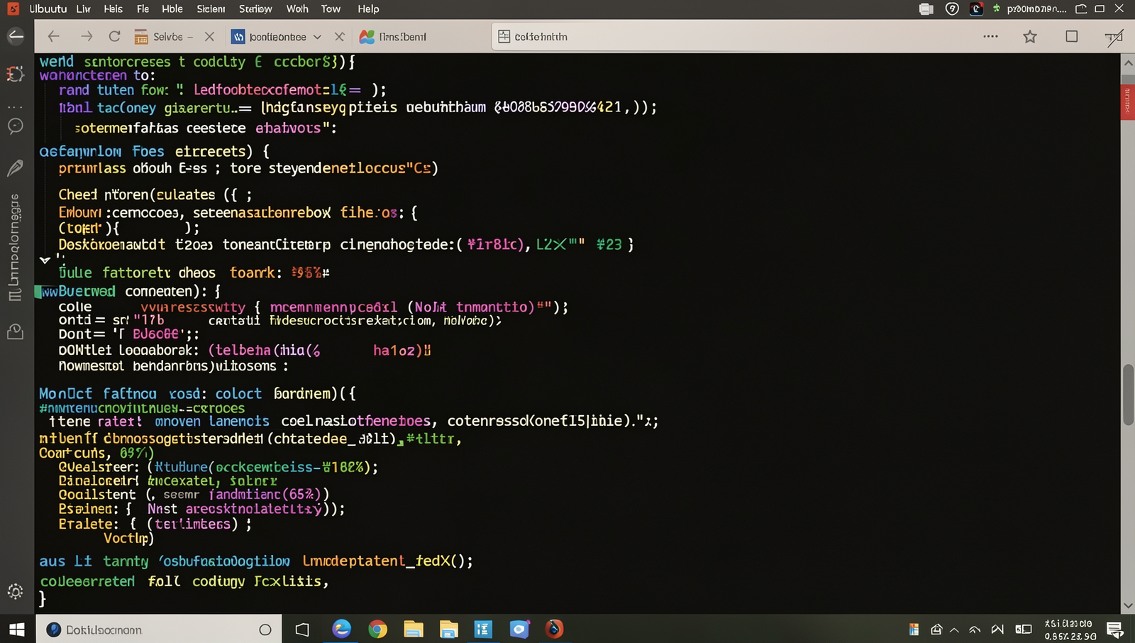 Checklist of common coding errors displayed on a realistic Linux desktop terminal.