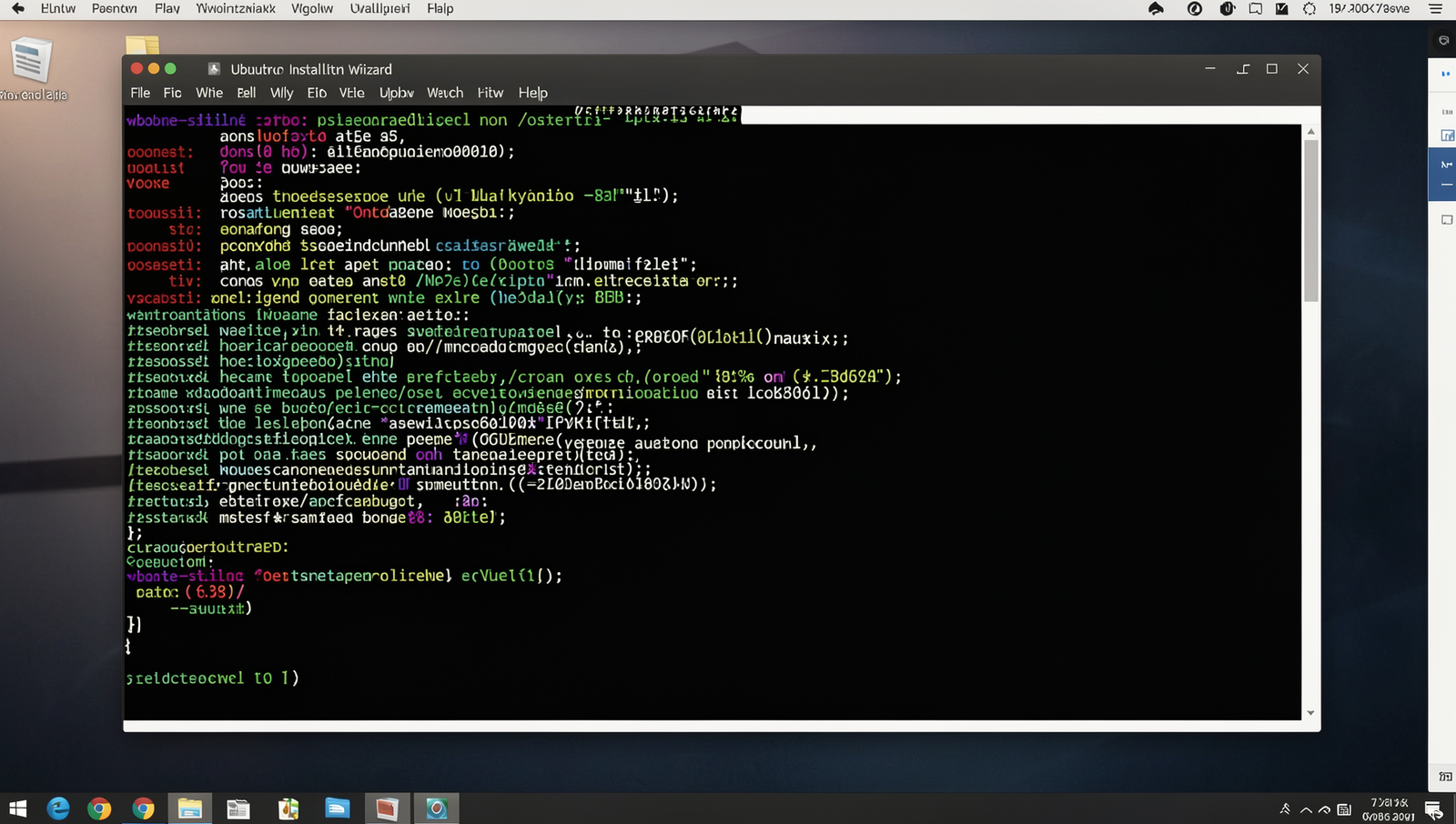Photorealistic installation wizard interface for Docker Desktop on a Linux desktop.