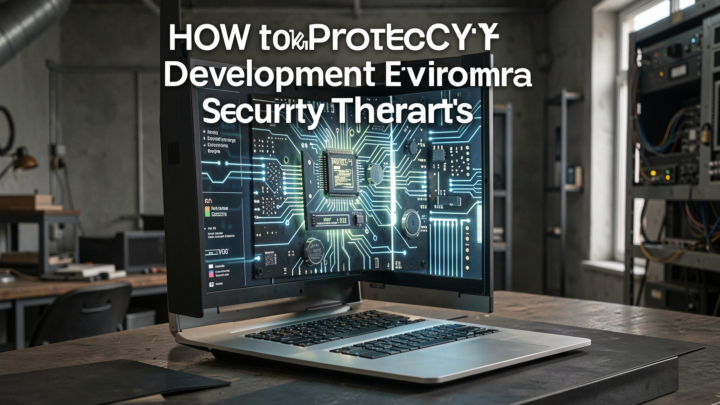 Professional editorial photo illustrating security measures in a development environment.