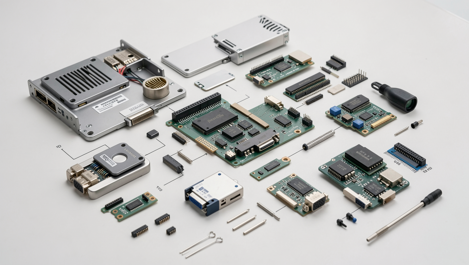Detailed illustration of software development kit components in natural lighting.