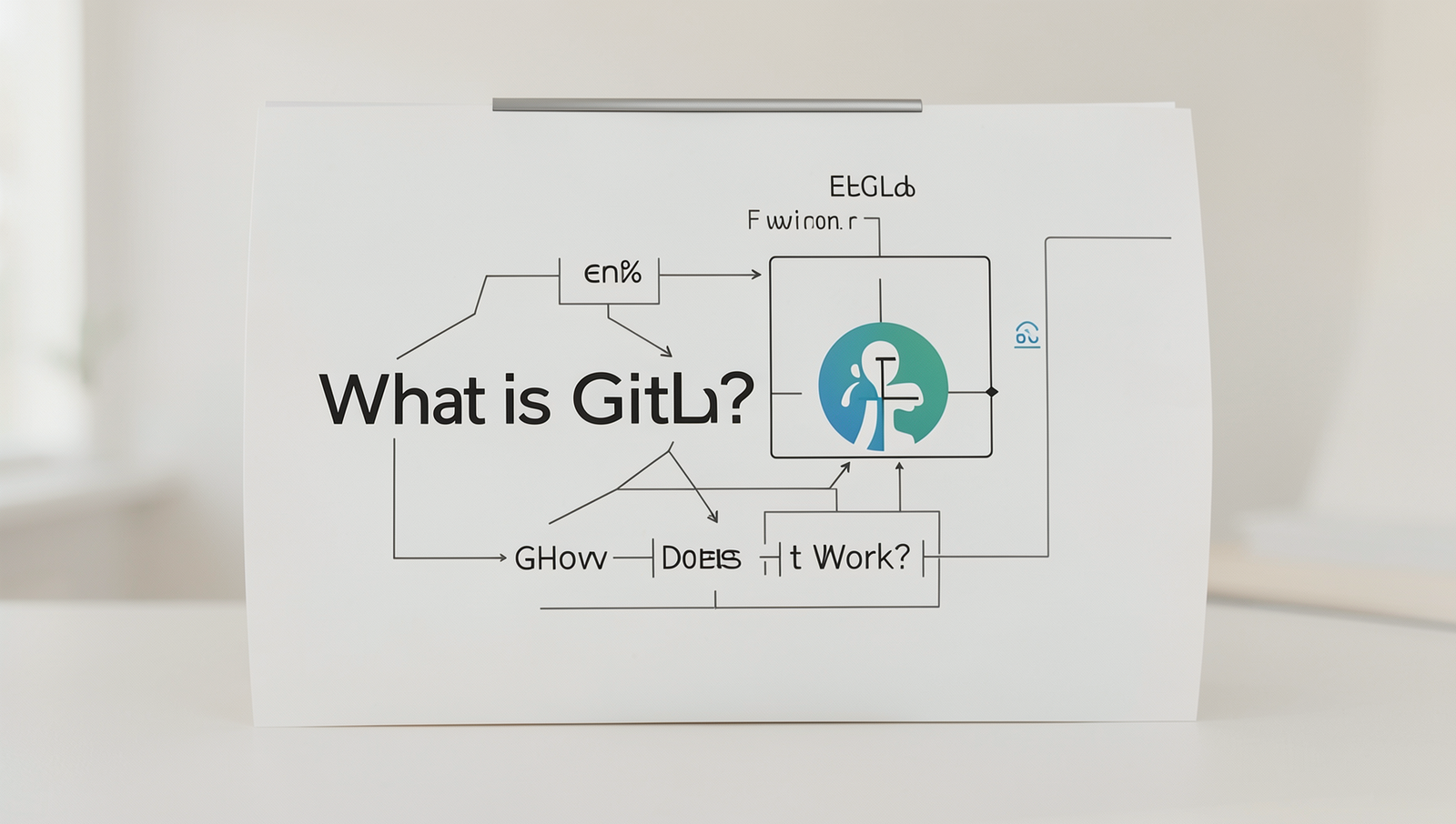 Detailed diagram explaining GitLab features and functionalities.